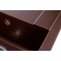 Granado Alicante Marron - мойка 78 см коричневого цвета для врезки на кухонную столешницу