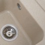 Мойка для кухни Platinum Korrado 4050 Сафари без сушилки для посуды из кварцита