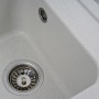 Мойка Platinum 4050 Korrado Белая в точку для установки на кухонную столешницу 