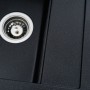 Гранітна мийка Platinum 5149 Fiesta Чорний  металік