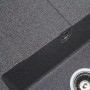 Мийка 58 на 50 см, гранітна для кухні Platinum Aria 5851 Мікс з матовою поверхнею