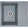 Компактная кухонная мойка с сушилкой Platinum Aria 5851 Серый металлик матовый 