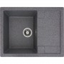 Серая мойка 65 см для врезки в кухонную столешницу Platinum 6550 Intenso Микс