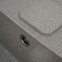 Раковина для кухонної стільниці Platinum 7850 Cube Сіра прямокутна