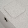 Мойка в светлых тонах врезная для кухни Platinum 7850 Cube Топаз с вместительной чашей