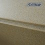 Мийка 78 см гранітна кухонна на дві чаші різної глибини Platinum 7850 Harmony Бежева