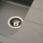 Раковина прямокутна врізна для стільниці кухонної Platinum 7850 Verona Сірий Металик