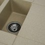 Гранітна прямокутна кухонна мийка з додатковою чашею Platinum 7850W Toskana Сафарі