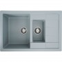 Мойка серого цвета прямоугольная с фруктовницей Platinum 7850W Toskana Серый Металлик