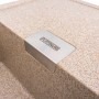 Мийка 86 см кухонна на основі природного кварциту Platinum 8650 Diamond Карамель