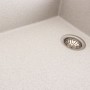 Кухонна мийка врізна 86 см із сушаркою Platinum 8650 Diamond Топаз матовий