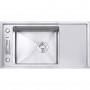 Кухонная мойка с подставкой для ножей Germece Handmade 80x43/230 HD-D008 из нержавейки 3 и 1,2 мм