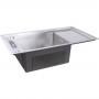Кухонная мойка с подставкой для ножей Germece Handmade 80x43/230 HD-D008 из нержавейки 3 и 1,2 мм