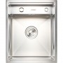 Мойка кухонная скрытого монтажа Platinum Handmade 40x50/220 со складным смесителем