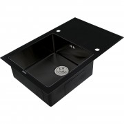 Platinum Handmade 78x51x20 (3,0/1,2) PVD Black Glass 