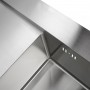 Мойка кухонная нержавеющая 86 см с глубокой чашей 23 см|Platinum Handmade 86x50/230 R