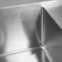 Мойка нержавеющая глубокая Platinum Handmade H 65x50/230 L с большой чашей 