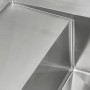 Кухонная мойка из нержавейки 1,2 и 3 мм Platinum Handmade H 65x50/230 R с глубокой чашей