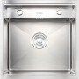 Мойка нержавеющая кухонная с крышкой Platinum Handmade 50x50/220 Hidden и складным смесителем