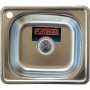 Прямоугольная мойка-чаша 48 см нержавеющая Platinum 4842 Декор 0,6 