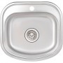 Platinum 4947 Декор 0,8 - мойка врезная 49 на 47 см нержавеющая для кухонной столешницы