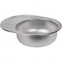 Platinum 5745 Микродекор 0,8 - стальная мойка врезного типа для кухонной столешницы