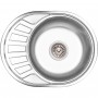 Platinum 5745 Полировка 0,6 - мойка из нержавейки овальной формы с зеркальной поверхностью