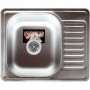Platinum 5848 Декор 0,6 - мойка врезная 58 см из нержавейки прямоугольная для кухни 