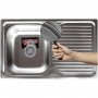 Platinum 7848 Микродекор 0,8 - мойка нержавеющая прямоугольная с сушилкой 78 см