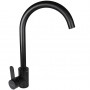 Смеситель для кухни черный Germece 3008A FH Matt Black