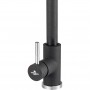 Кухонный кран для раковины Black Granado Campo Black Shine с выдвижным изливом