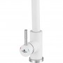 Смеситель белый кухонный Granado Campo White с выдвижным гусаком и функцией душ
