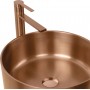 Смеситель высокий для раковины Platinum Handmade 419001 PVD Медь с длинным изливом